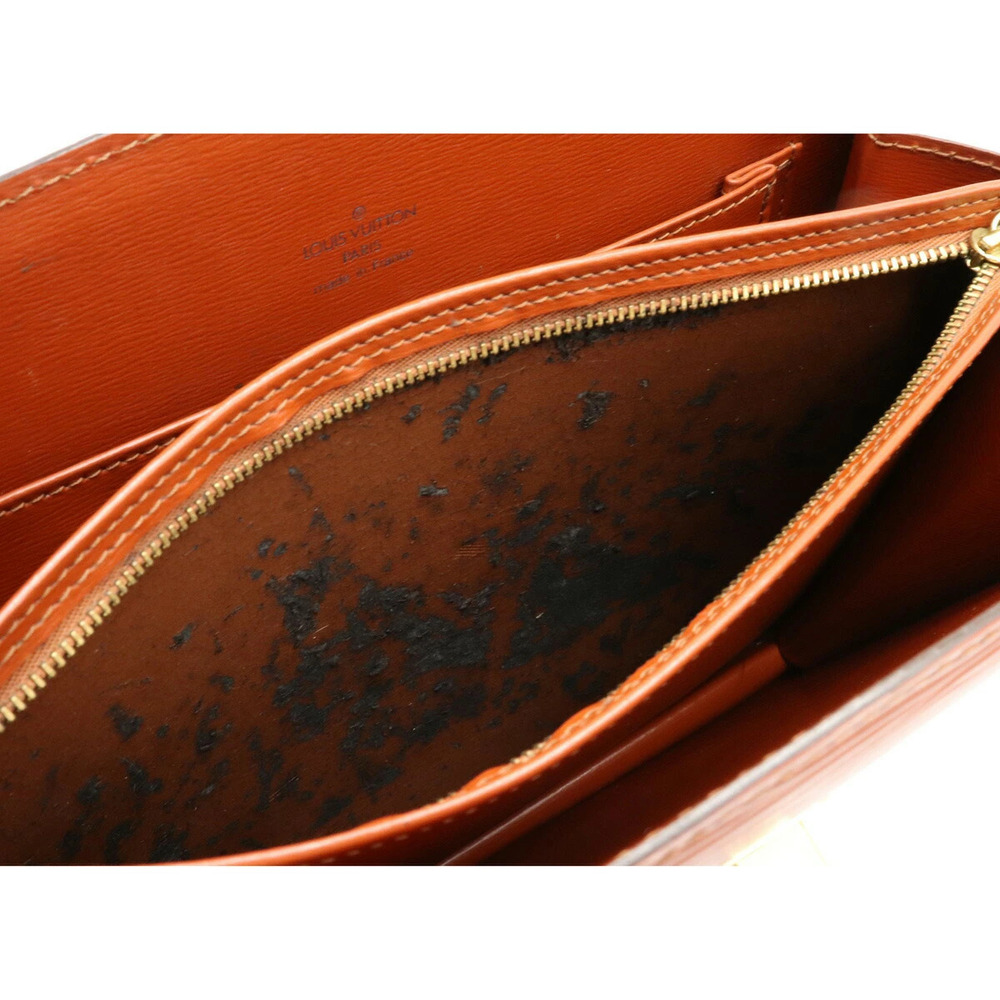 LOUIS VUITTON Epi Capucines Shoulder Bag Crossbody Kenya Brown - Picture 5 of 9